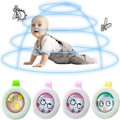 👶 BuzzClip™ – Natural Mosquito Repellent Buckle Button Clip (Pack of 1)