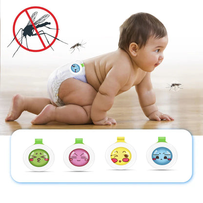👶 BuzzClip™ – Natural Mosquito Repellent Buckle Button Clip (Pack of 1)